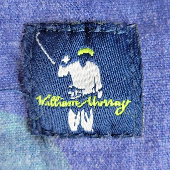 William Murray Mens Shirt Medium Short Sleeve Button Up Golf Watermelon Cocktail - Picture 6 of 11